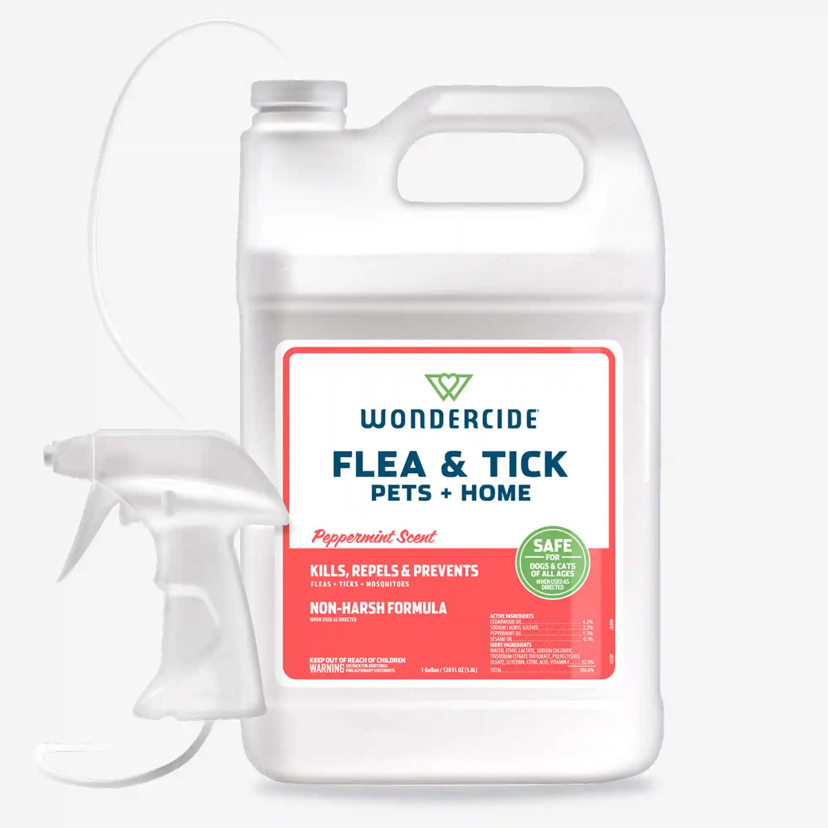 Peppermint Flea & Tick Spray for Pets + Home
