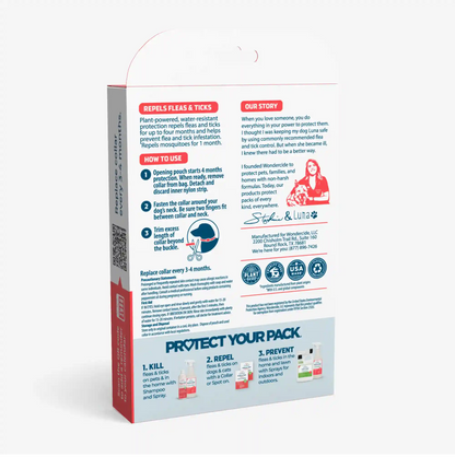Flea & Tick Collar for Dogs + Cats
