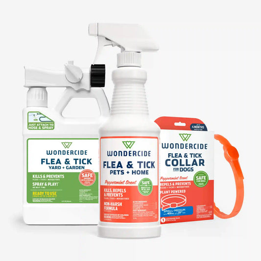 Flea & Tick 360 Protection Bundle: Collar & Sprays