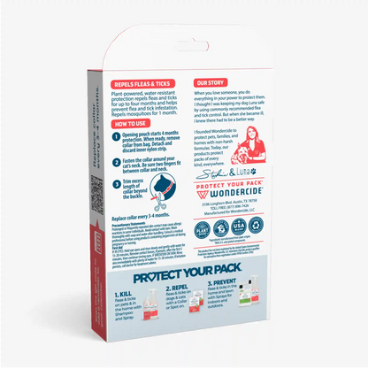 12-Month Flea & Tick Collar for Dogs + Cats